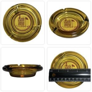 Vintage Glass Ashtray MCI Massacre Canyon Inn Golf Resort